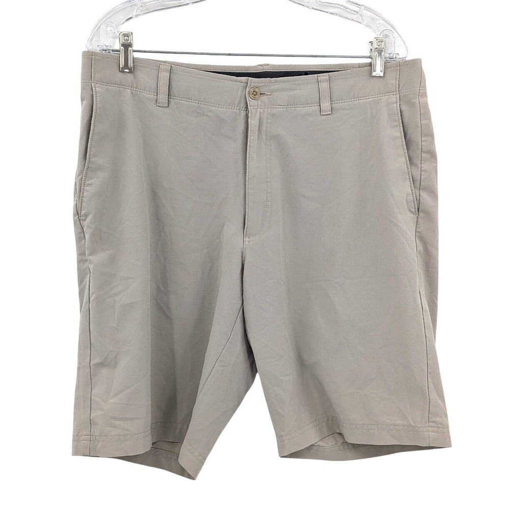 Grand Slam Golf Shorts Khaki Stretch Performance Casual Dadcore Size 36